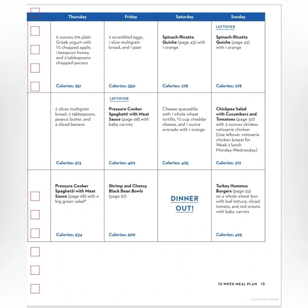 The Skinnytaste Ultimate Meal Planner Book by Gina Homolka and Heather K. Jones